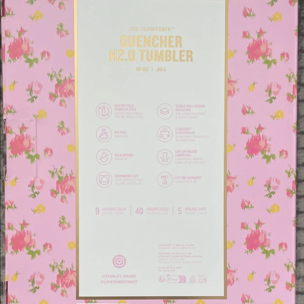 Stanley loveshackfancy pink